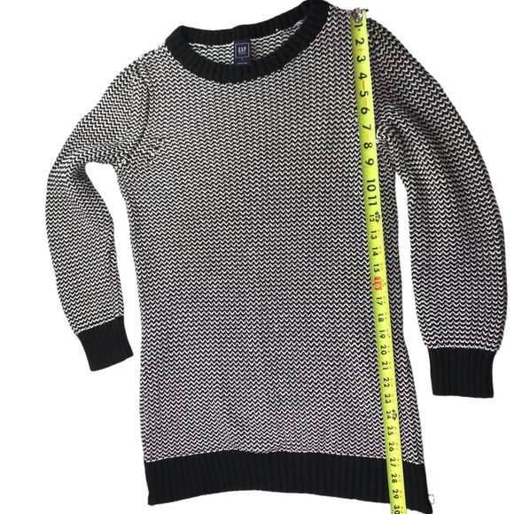 GAP Maternity Chunky Knit Long Sweater Dress. Striped Chevron Stripe Women's S - Picture 6 of 8